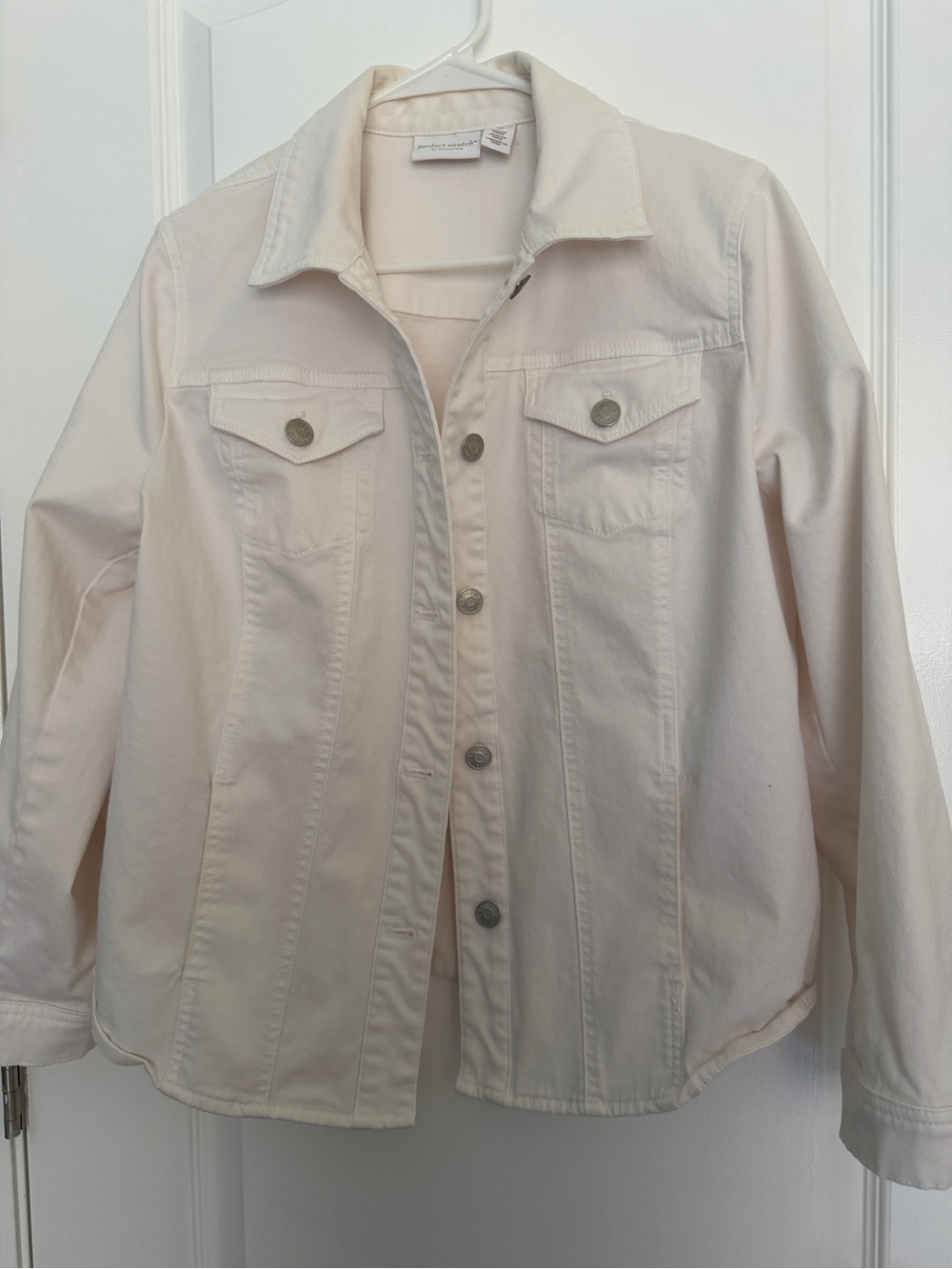 Chico's Button-Front Jean Jacket